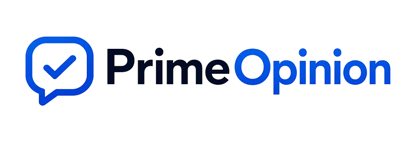 لوغو شركة برايم اوبينيون للاستبيانات Prime Opinion